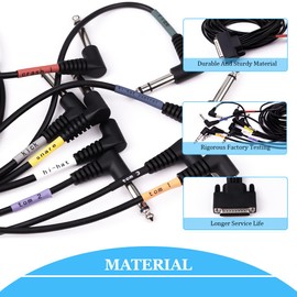 gtpartes Cable Harness Snake Loom for Alesis Drum Module Surge Nitro Dm7x Turbo Command