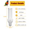 KINGYEENUO E26 UVA UVB Light Bulb for Birds 2.4 UVB