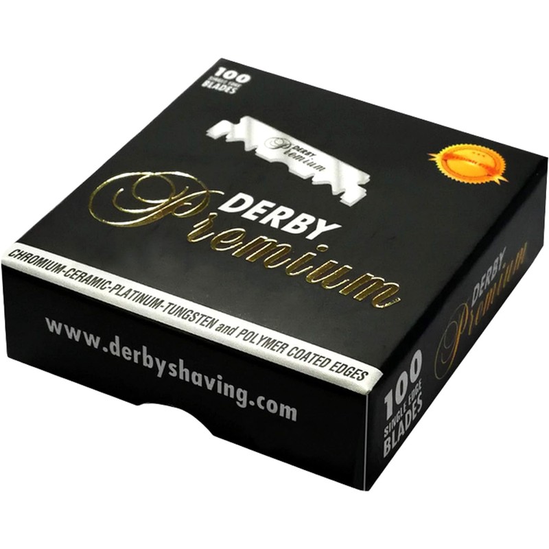 Derby Premium Single Edge Razor Blades 300 Units (1 Pack)