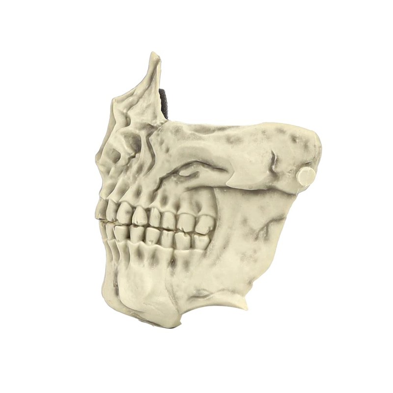 LayLax, Skull Face Guard, Shadow Black, Protective Mask for Survival