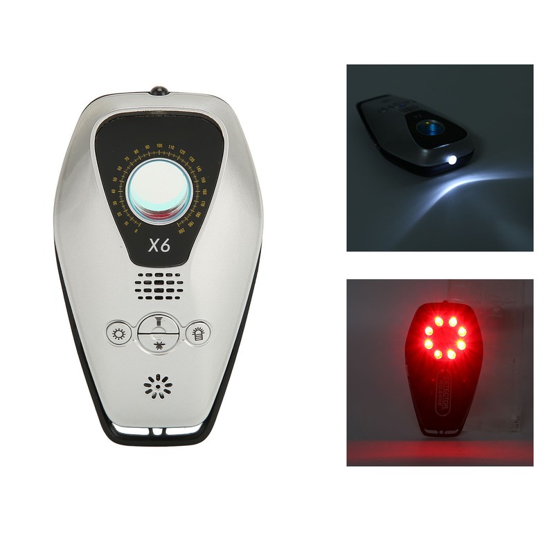 Camera Bug Detector Adjustable Sensitivity Prevent Candid Prevent Eavesdropping Portable
