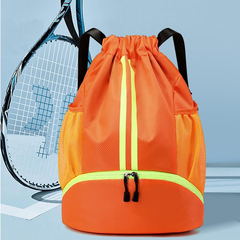 [EOMECUIGAO] ナップサック 防水 ジムサック おしゃれ ジムサックプールバッグ シューズポケット付きリュック 乾湿分離 大容量 巾着袋