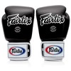Fairtex - Guantes de Entrenamiento Estilo Muay Thai (Negro/Blanco/Rosa, 12