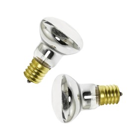 SQXBK 4PCS Gold Lava Light Bulb R39-E17-25W Lava Bulb Replacement Reflective Spotlight Heating Bulb for Bedroom and Office