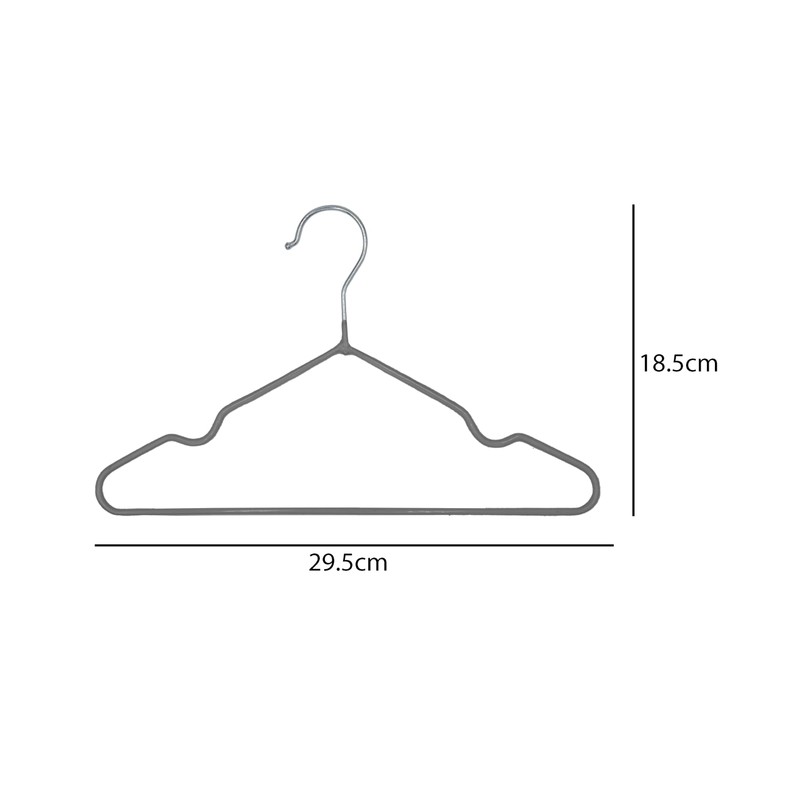 Standard Childrens Clothes Hangers Metal Adjustable Hooks Multipack 9270 (5,