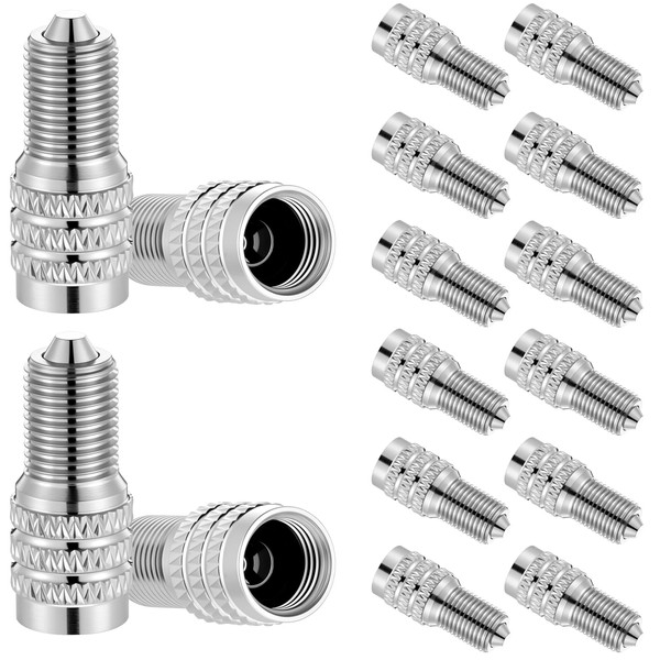 16 Pcs Flow Through Tire Valve Caps Double Seal Valve