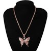 Bohemian Crystal Butterfly Choker Necklace Claw Chain Collar Necklace with