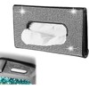 Tissue Box, Glitter Car, Glitter Crystal Tissue Holder, Rectangular Tissue