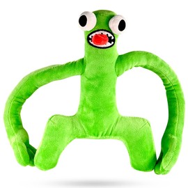 TwCare Green Plush Toy for Kids Adults, Playing with Family, Soft Stuffed Animal Plushie Toys, Plushies Birthday Thanksgiving Christmas Festival Night Party Favor Supplies Game Fans
