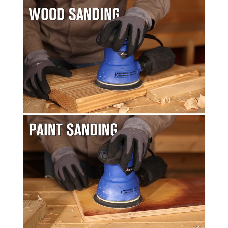 AVID POWER 5” Random Orbital Sander Tool Palm Sander for