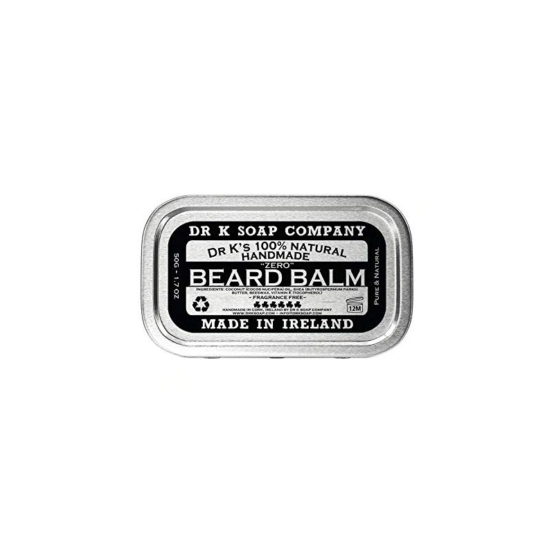 Dr K Soap Company Beard Balm – Zero – Fragrance