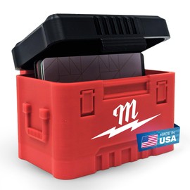 Head Concepts Tool Box Business Card Holder for Milwaukee Tools Enthusiasts - Durable Packout Design for Office and Workshop Organization - Professional and Functional