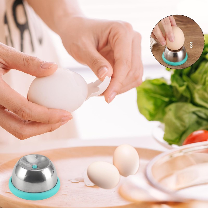 YALiya Pack of 2 Egg Piekers, Stainless Steel Egg Picker,
