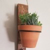 Sivya 4 Pack 4in Flower Pot Holder Ring Wall Mounted