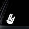 World Design Shocker Hand Sign Car Decal/Sticker