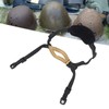 Helmet Chin Strap Outdoor Adjustable 4 Points Chin Strap for