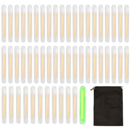 BDBFPAN Pack of 50 Glow Sticks Fishing, Mini Glowing Sticks, Easy to Carry, Multifunctional Mini Sticks, Suitable for Outdoor Fishing and Helpful Tools for Fishing