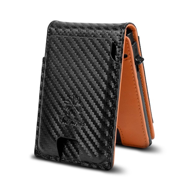 Smart Wallet for Men Slim Minimalist, Quick Access Pop up