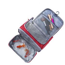 FAVORTALK Travel Bag for Toiletries Large Capacity Toiletry Bag Hanging Water-Resistant Cosmetic Organizer for Men Women Zippered Shower Bathroom Bags Portable Make Up Bags with Handle - XSB12106