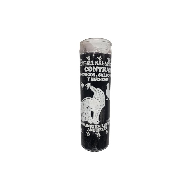 Generic Against Evil and Enemies Black 7 Day Ritual Glass