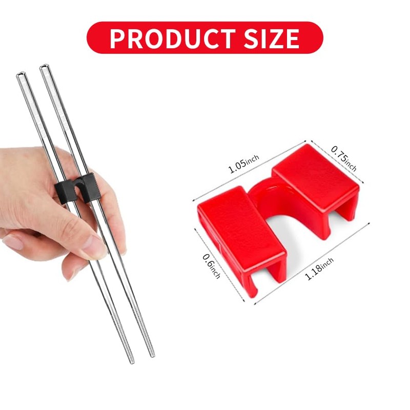 10 Pcs Reusable Chopstick Helpers Training Chopsticks Beginners Training Chopsticks