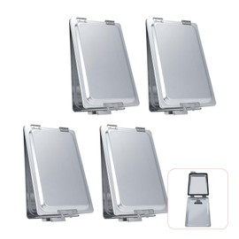 Hishine Truck and Trailer Aluminum Manifest Box Holder with Stainless Steel Hinges and Latch Waterproof Document Holder Kit for Semi Truck & Trailer (4)