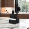 Dish Soap Dispenser with Brush Holder | Liquid Hand Soap
