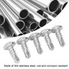 200PCS Self Drilling Screws 304 Stainless Steel Round Head Drill