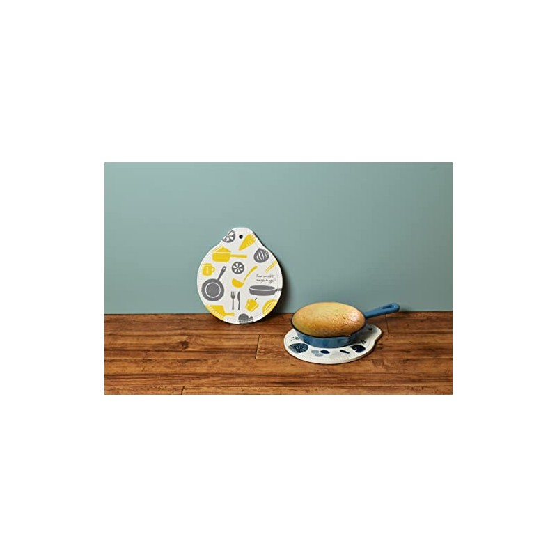 Park Lane K-9209 K.K Ceramic Trivet Φ7.5 inches (19 cm)