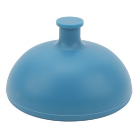 Blue Silicone Palm Chest Percussion Cup Pressure Drum Massage Chest Physical Cup for The Inability to Expectoration