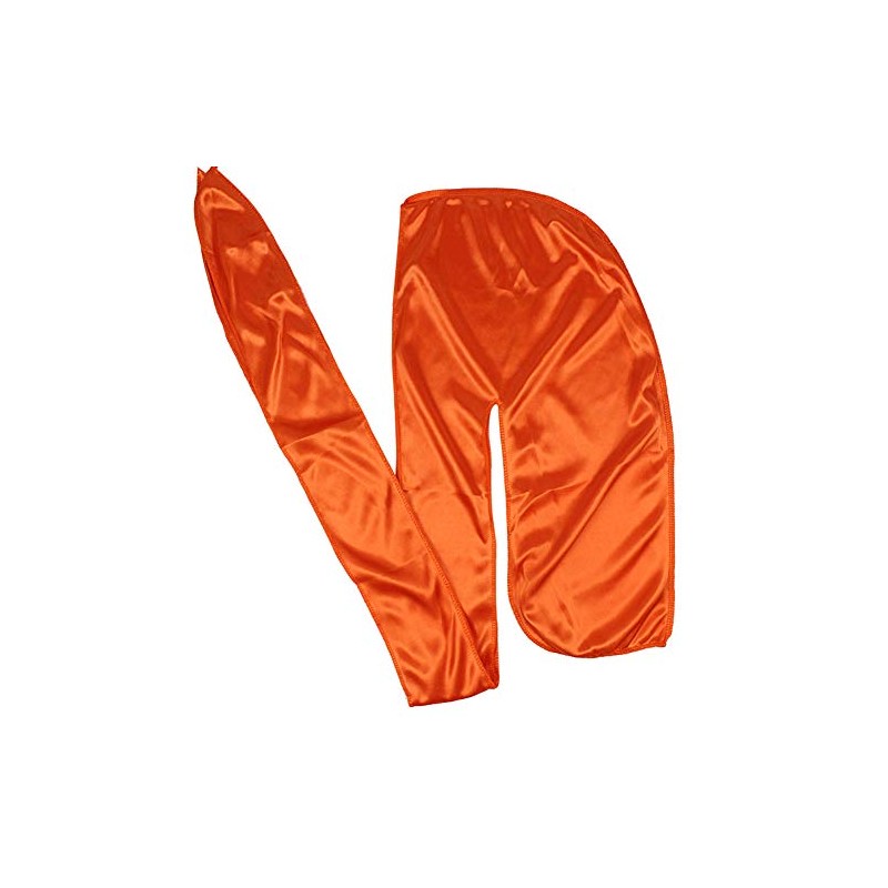 Men Silk Durag Long Straps Bandanas for Men Headwear Waves