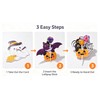 80 Pcs Halloween Paper Cards Lollipop Jam Chocolate Candy Holder