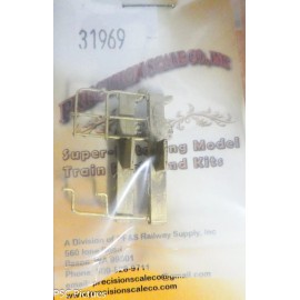 Precision Scale HO #31969 Beam & Railing, D&RGW Caboose End (Brass)