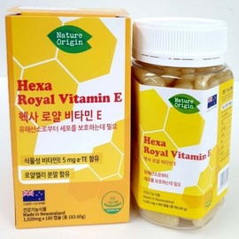 네이처오리진 헥사로얄 비타민E 1020mg x 180캡슐 Nature Origin Hexa Royal Vitamin E 1020mg x 180 Capsules