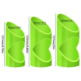 WEZCHUGHAOL 41/46/53mm Foam Pipe Cutter Tool, Pipe Insulation Cutting Tool - Insulation Cutting Fixture in 3 Models, Precision Foam Pipe Lagging Tool Set (Green)