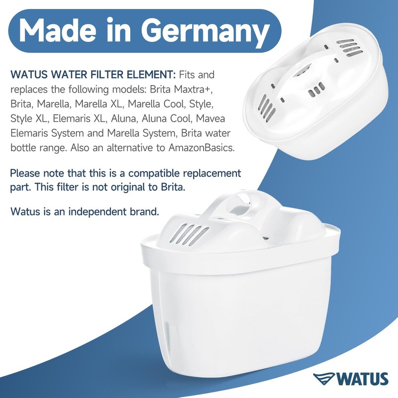 Watus Water Filter Cartridges, for Brita Maxtra and Maxtra, for