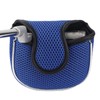 Andux Mesh Mallet Putter Cover Golf Putter Head Covers Blue,