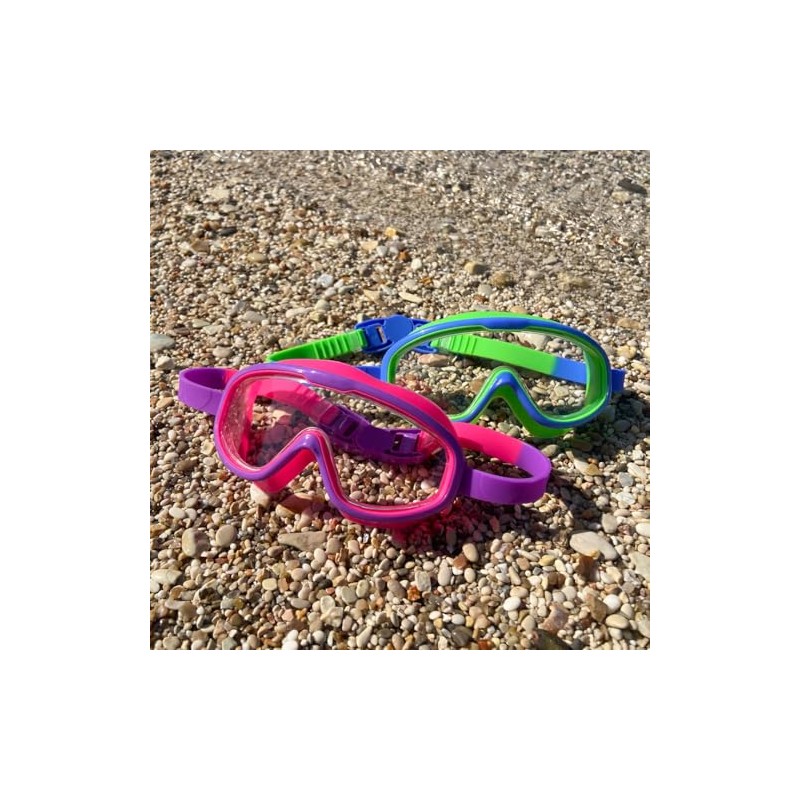 Splash About Goggles Snapper Mask, Pink and Purple, Junior (6-14
