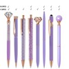 Glitter Ballpoint Pen Set, 1 Set Artificial Diamond Pen, Creative