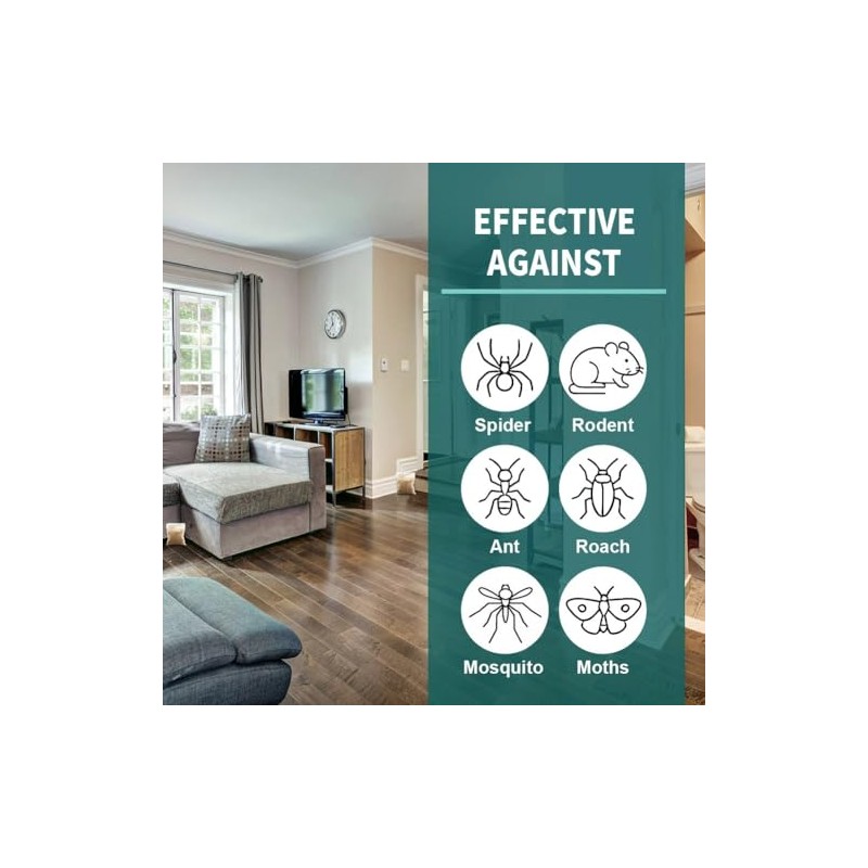 Natural Rodent and Pest Repellent - 8 Pack