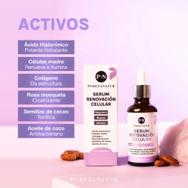 Serum Facial Células Madre + Colágeno Y Elastina Anti Edad