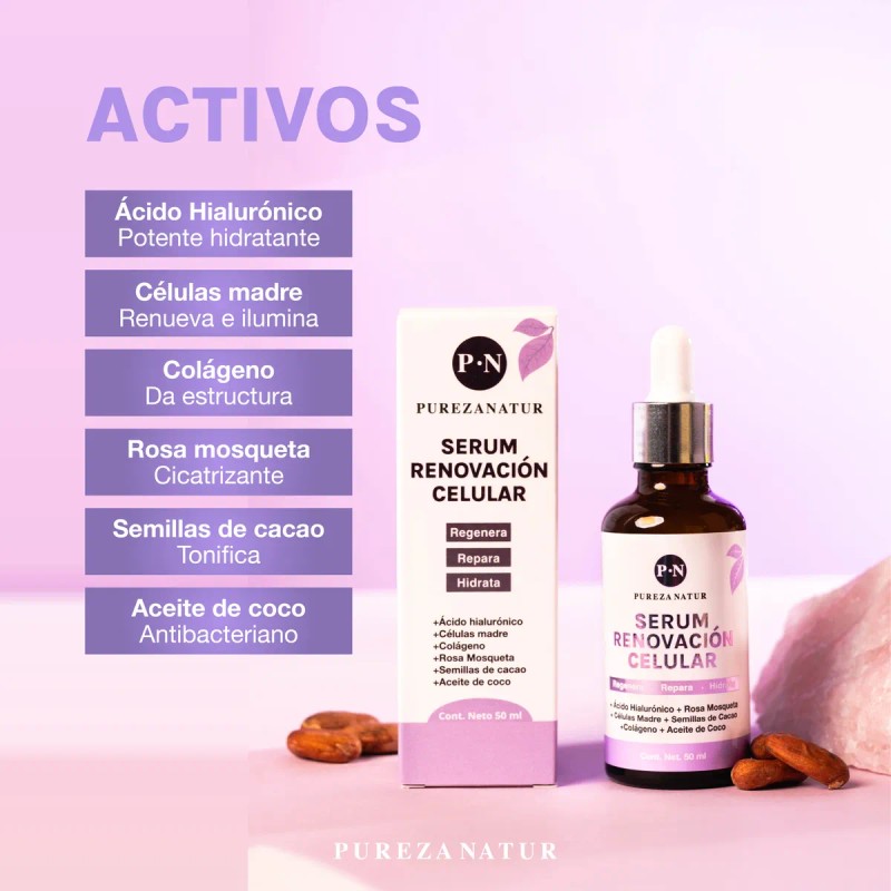 Serum Facial Células Madre + Colágeno Y Elastina Anti Edad