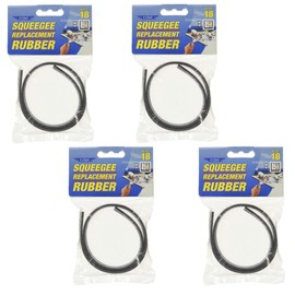 Ettore Goma de repuesto para rasquetas, 45,72 cm, paquete de 4