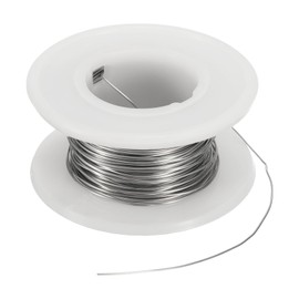 MECCANIXITY 2pcs 26 Gauge Nichrome 80 Cr20Ni80 Heating Resistance Wire 33ft High Temperature for Electronic Components Repairing,White
