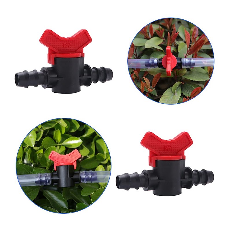 VooGenzek 7 Pieces Plastic Aquarium Water Flow Control Valve, Drip