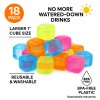 Dependable Industries Inc. Essentials 18-Pack Reusable Ice Cubes – 1"