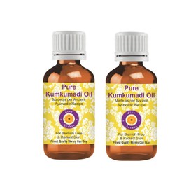Deve Herbes Pure Kumkumadi Oil Cold Pressed (Pack of Two) 100ml x 2 (6.76 oz)