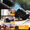 WZ-ruijiang Portable Waist Fan Detachable Dual-Fan Combination Turbo Technology10000 mAh