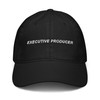 Executive Producer White Lettering Adjustable Baseball Hat