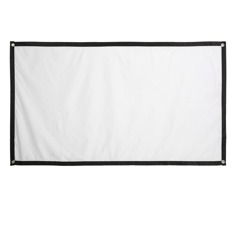 84inch Projector Screen 16:9 HD Projection Screen with Hook for